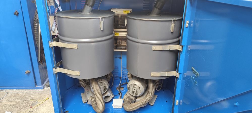 Прахосмукачка за автомивка на самообслужване турбинна с два поста.