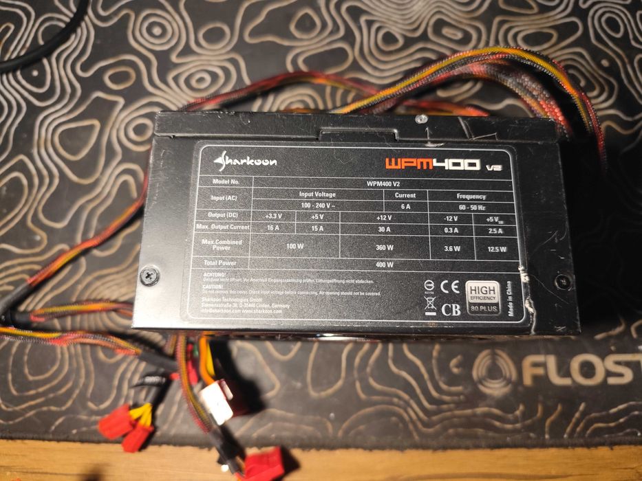 Sursa PC Sharkoon WPM400 V2 400W Semi-Modulara