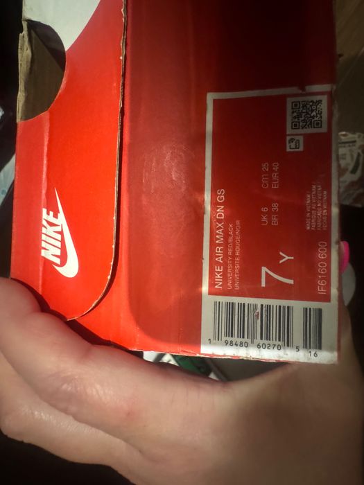 Nike air max dn gs номер 40, 25 см
