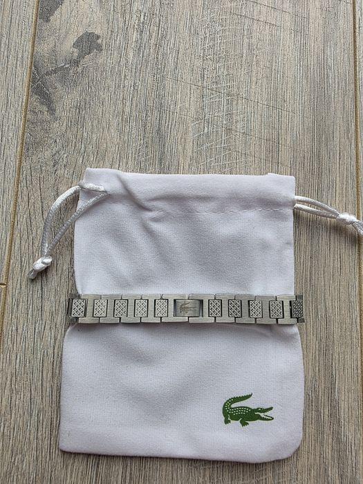 Bratara Lacoste - 21cm - Argintiu