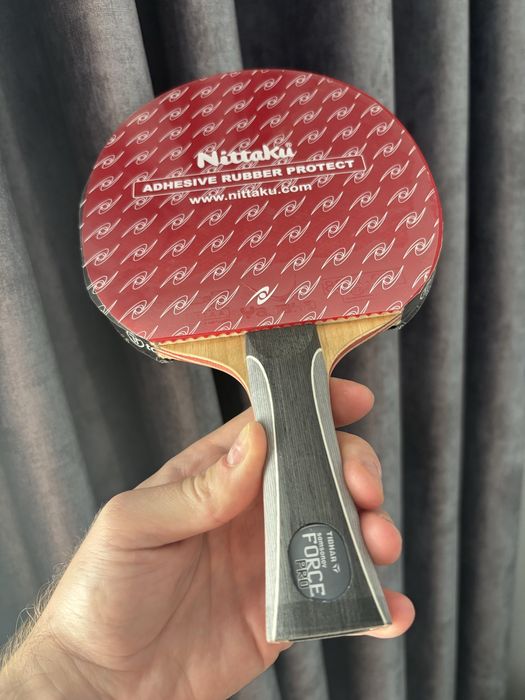 Paletă profesională tenis de masă Tibhar Samsonov Force Black + Rakza 7 / 7 Soft