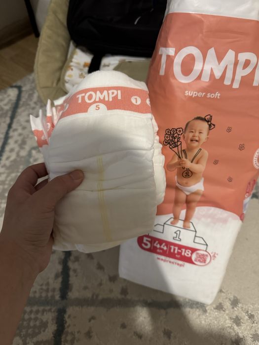 Tompi памперстері және трусилері сатылады (5 өлшем)