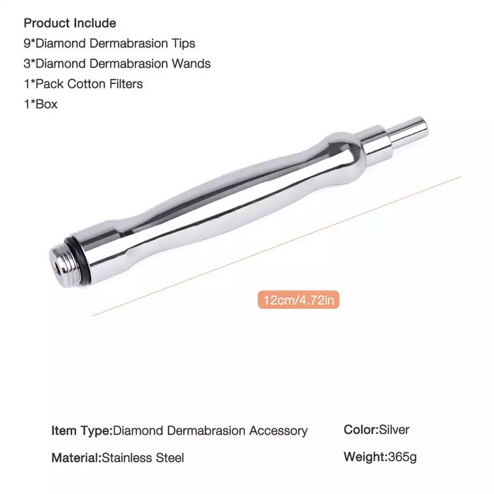 Комплект приставки и накрайници за диамантено микродермабразио