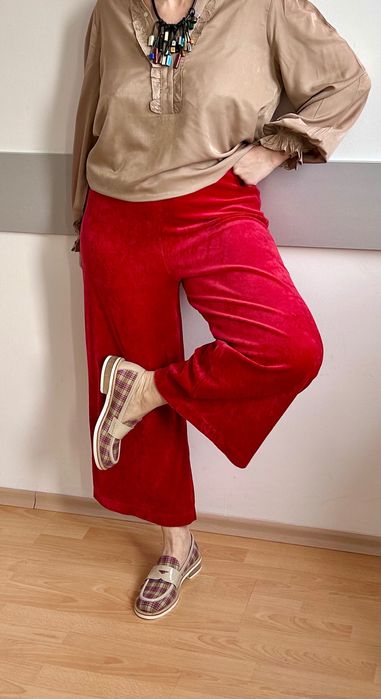 Страхотен червен панталон gudrunsjoden и нова туника I Say