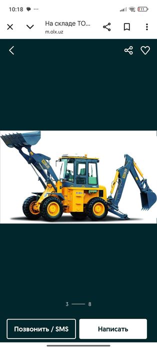 XCMG 30-25 Pogruz exkavator sotiladi