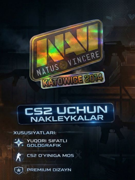 nakleyka cs, cs2