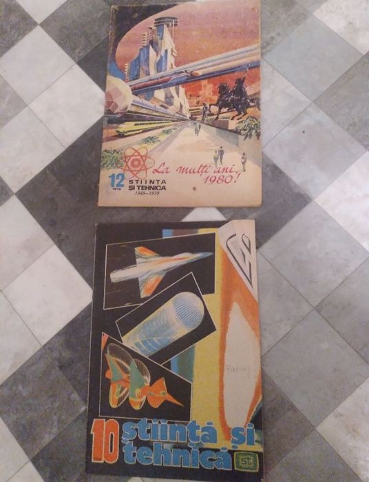 Lot Colecție 21 Reviste Știință și Tehnică 1979-1983 SF / Auto / Retro
