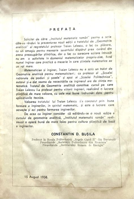 Tratat de geometrie analitică