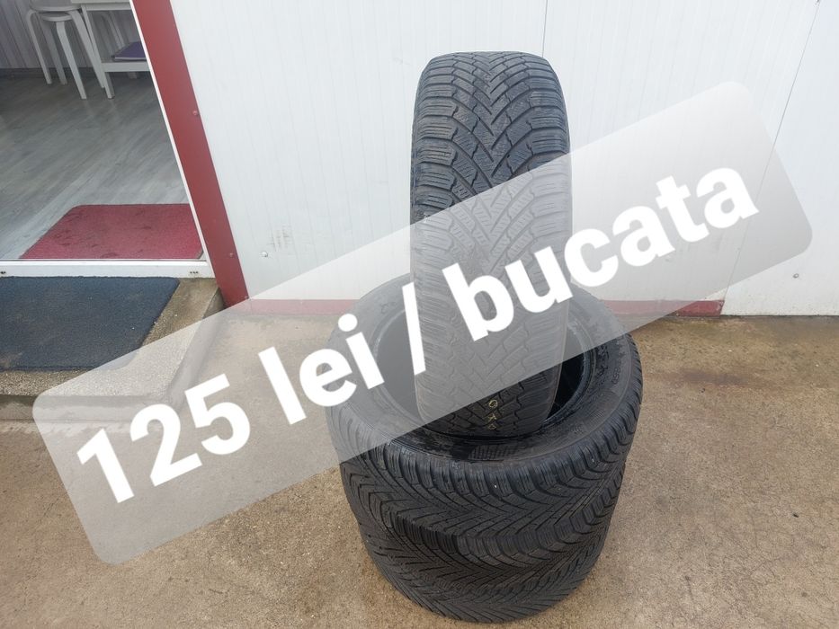 125 lei bucata! Set anvelope M+S/IARNA 205 55 16 Continental dot 2020