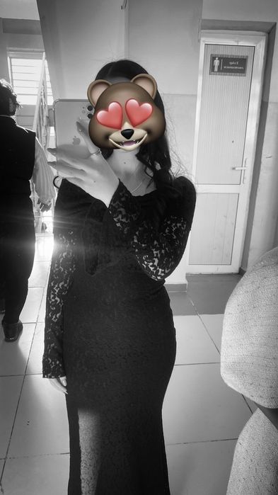 платье вечернее, черный