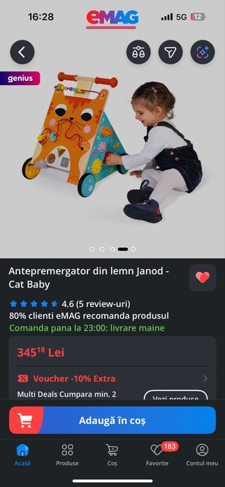 Antemergator Janod Chat ca nou