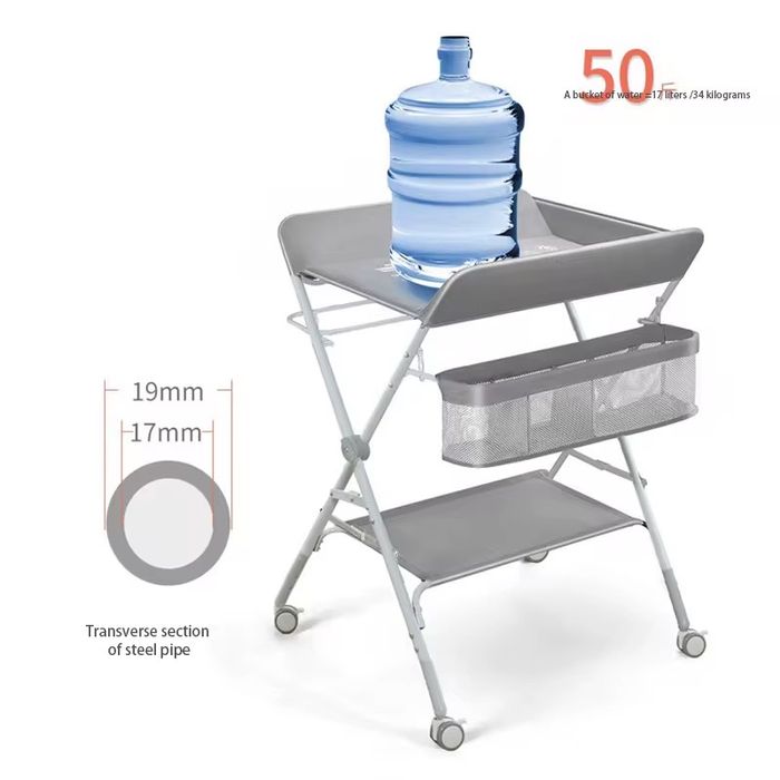 Пеленальный столик с колесами складной