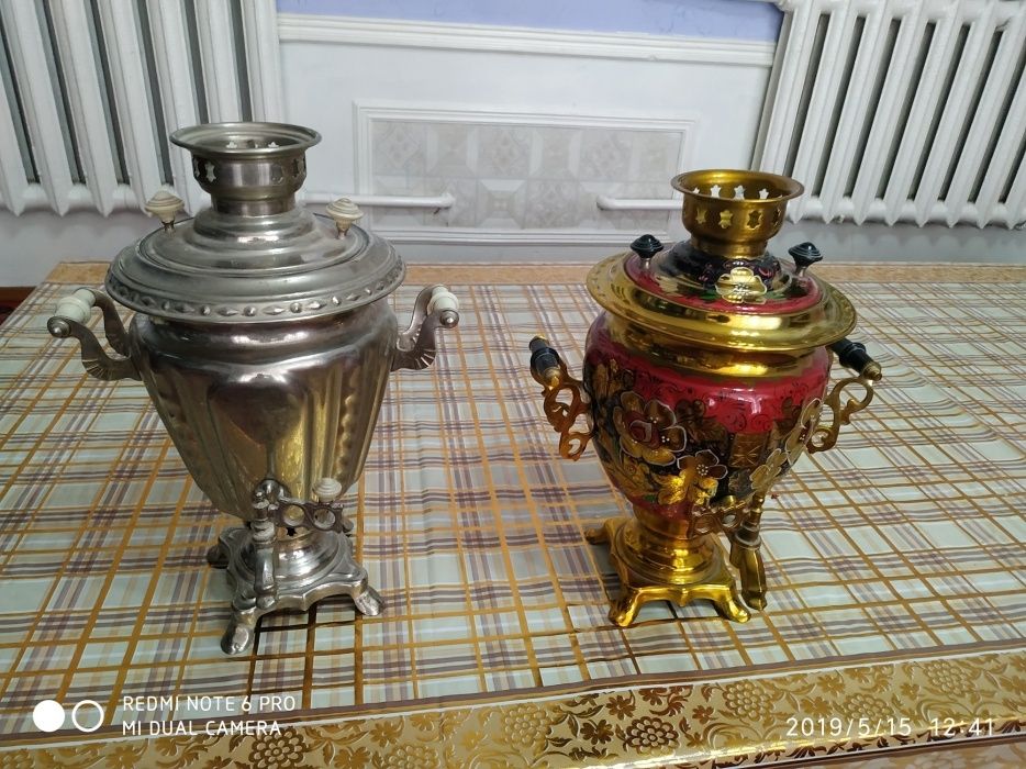 Антиквариат. Русский самовар, электрический. Новый.