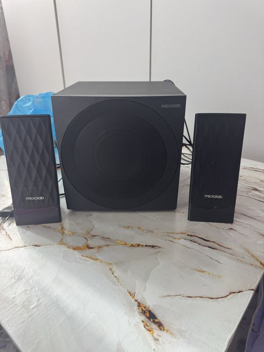 Колонки Microlab M-300 2.1 (сабвуфер + 2 колонки)