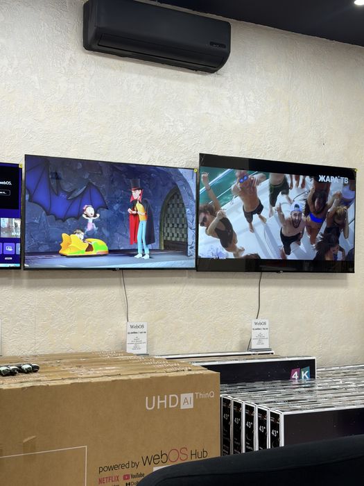 Доставка ,гарантия 3 года ,кроннштей ,Бесплатно самсунг ,LG