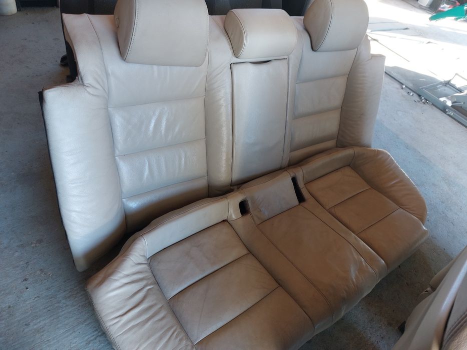 Set interior piele crem cu bancheta fixa AUDI A6 C6 4F BELRIN