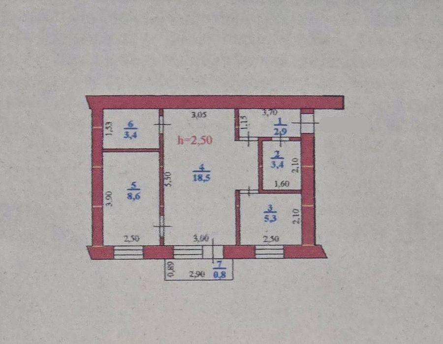 2-комнатная квартира