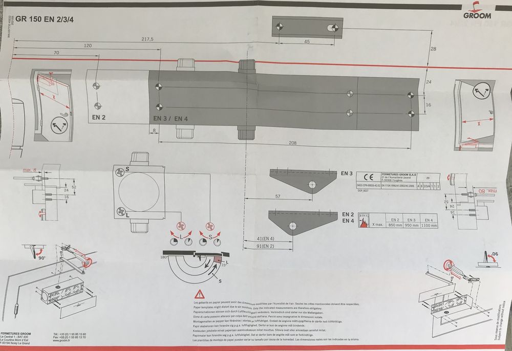 Автомат за Врата GROOM GR 150 EN