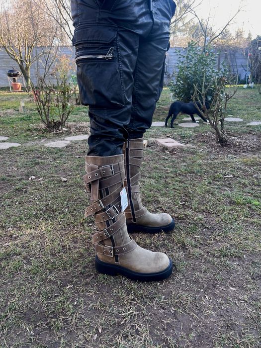 Cizme inalte din piele naturala Zara