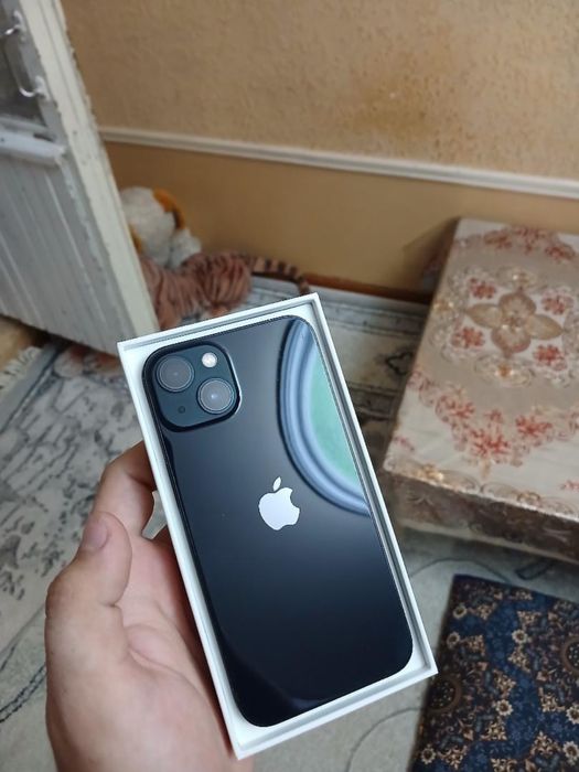 Iphone 13 midhmayt yomkist 89 vakum telefon 128gb + kabel