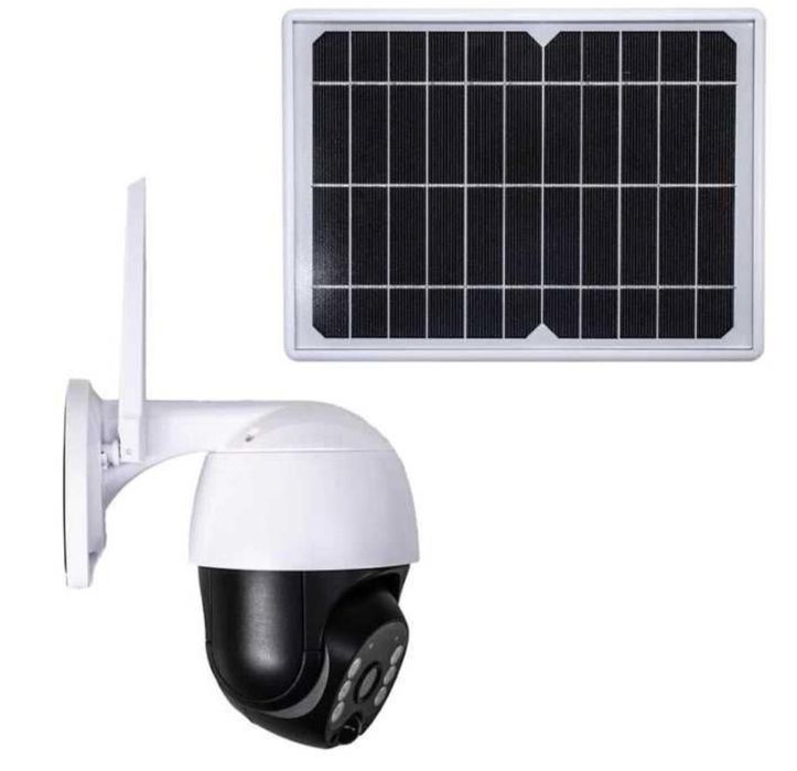 Camera supraveghere video cu panou solar 1080P WIFI Slot microSD