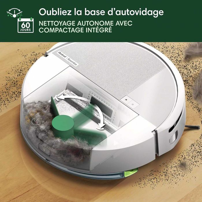 Прахосмукачка робот iRobot Roomba 205 DustCompactor Combo (Бял)