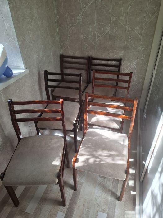 Стол книжка и 6 стульев СССР
