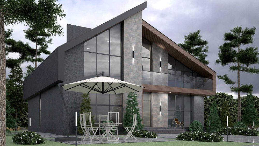 Архитектура Дизайн, Эскизный проект, 3D визуализация