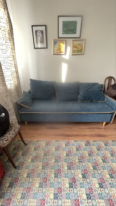 Раскладывающийся диван .Есть ниша для белья