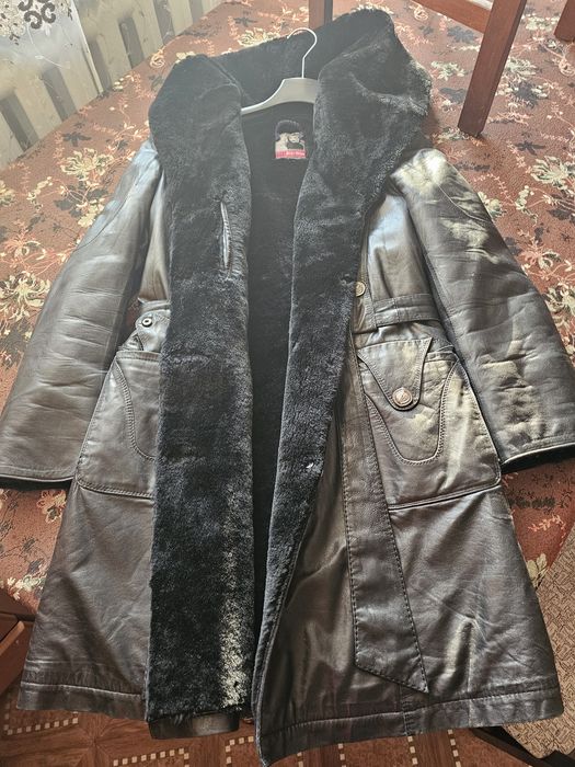 Продам кожаную дублёнку