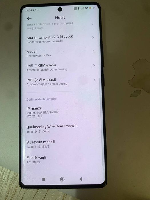 Redmi note 14 pro 256/8 sotiladi