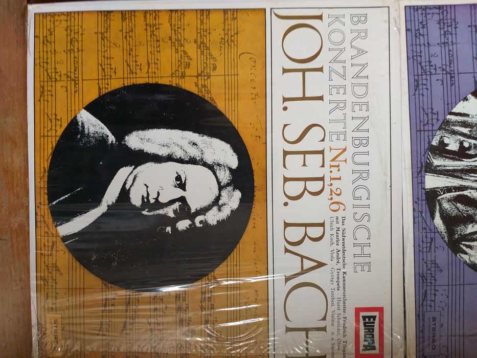 Discuri vinil Brandenburgische, concertele 1,2,6si 3,4,5 deJ.S. Bach