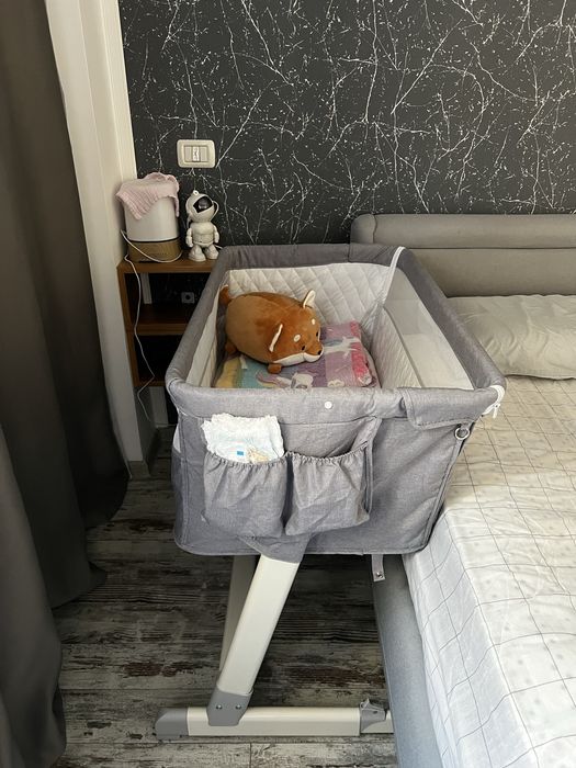 Pătuț co-sleeper Lionelo Theo – ca nou