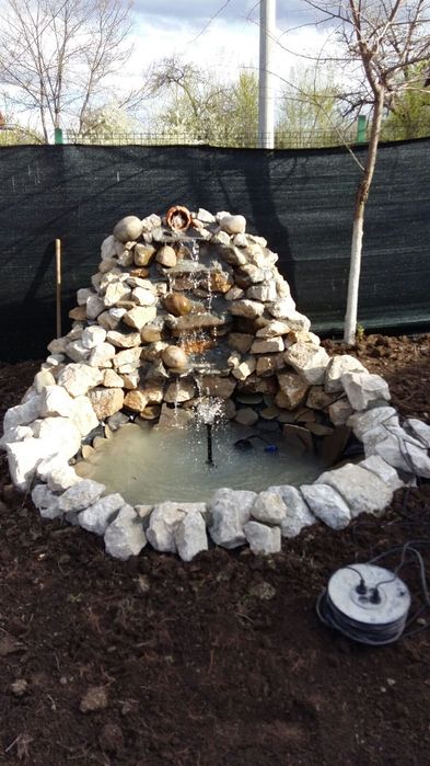 Piatra naturala de munte de Grecia 100%. Lucrez în toată Țara