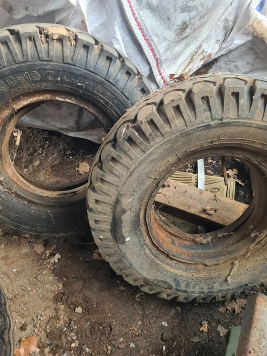 Гуми 7×12 за мотокар. Нови и използвани