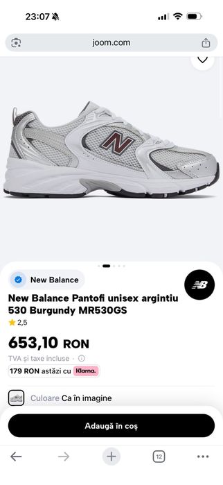 New balance marime 36 2/3