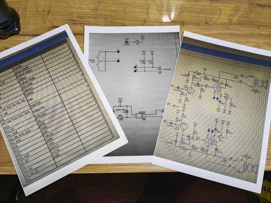 amplificator pe lampa (6p14p)KIT nou neasamblat complet