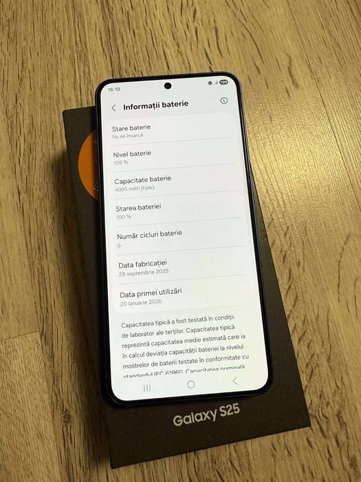 Vand Sau Schimb Samsung Galaxy S25 5G Navy  128Gb Dual Sim