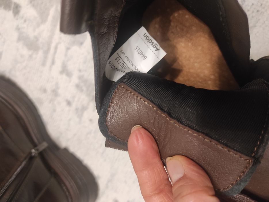 Ботинки осень/весна, шоколадного цвета