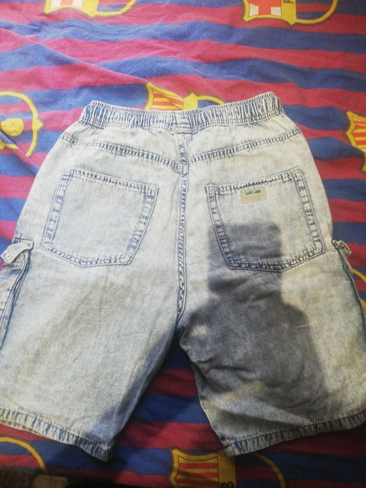 Zara къси дънкови  карго панталони