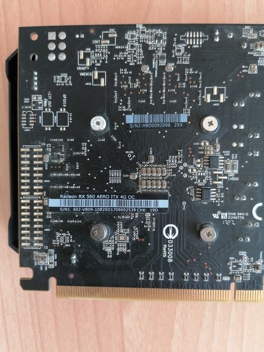 Radeon  RX 560 AERO ITX 4G OC