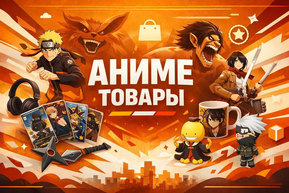Аниме товары в продаже