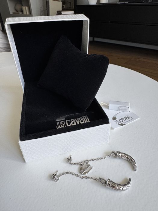Дълги обеци Just Cavalli с кутия и сертификат