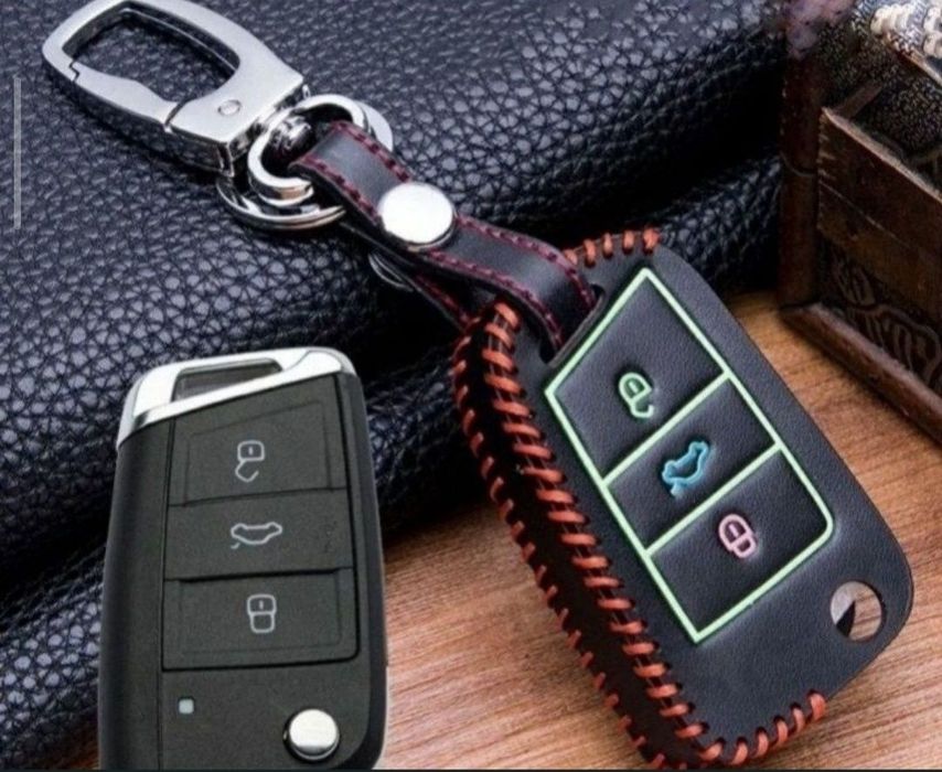 Husa piele fosforescenta VW Golf 7 mk7