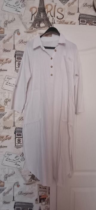 Дамска рокля от кенар