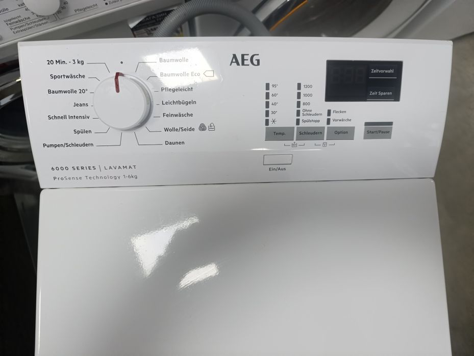 Пералня AEG 6000 series A+++ със горно отваряне 6кг