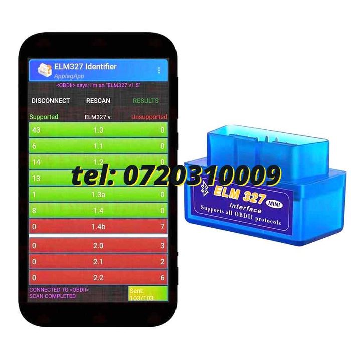 Adaptor Bluetooth Obd2 V21 Elm327 Mini  Torque Pro