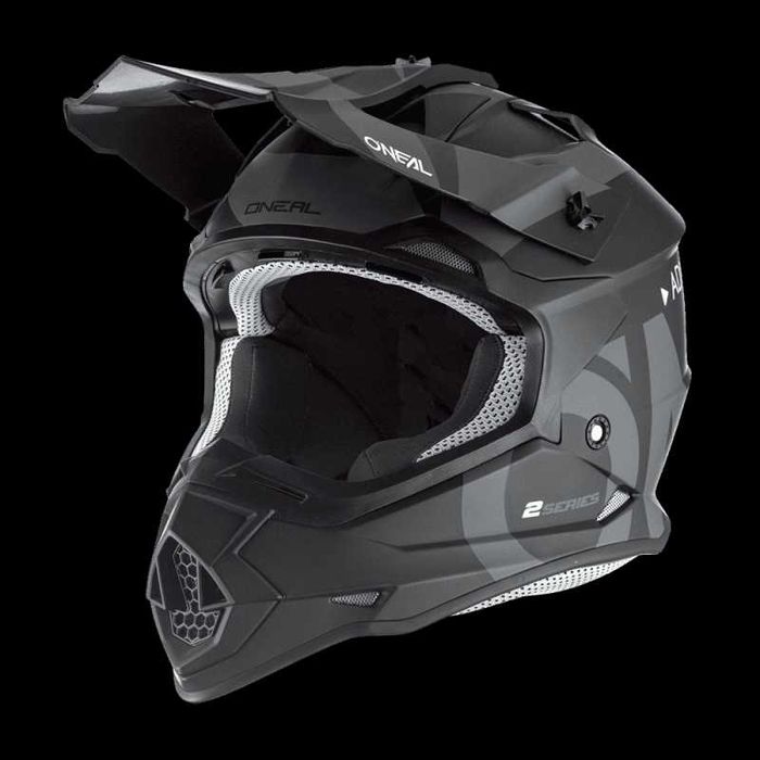 Мотокрос каска O'NEAL 2SERIES SLICK V.23 Black/Gray
