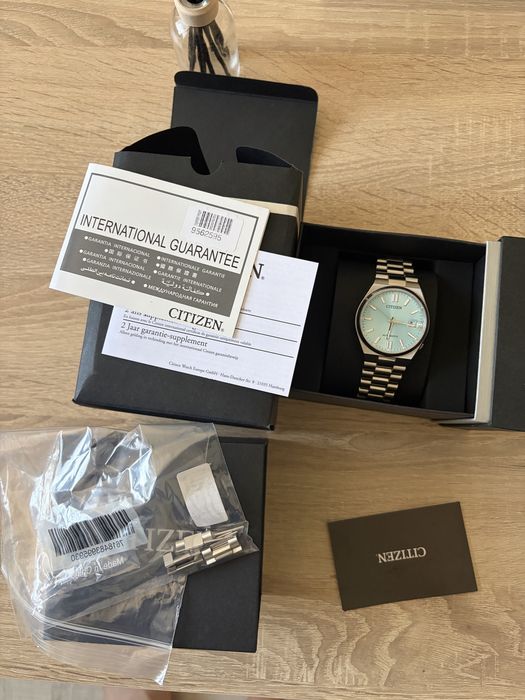 Citizen Automatic Tiffany Blue – Мъжки автоматичен часовник + кутия и документи