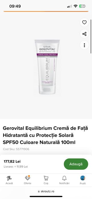 Farmec Equilibrium Hydra protect spf 50 pigmenti naturali